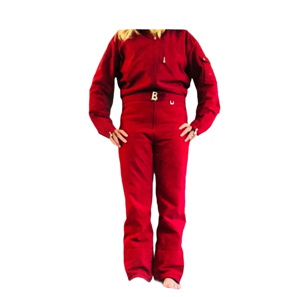VINTAGE Bogner Ski Set / One-Piece Jacket & Pants Zip Tall, Rare
